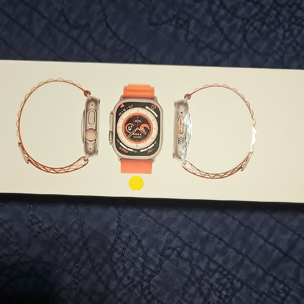 New Smartwatch with Yellow Band